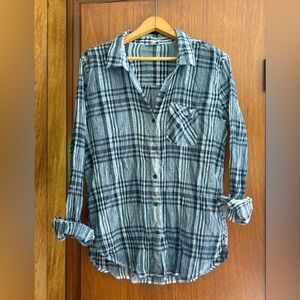 Lucky Brand Plaid Long Sleeve Shirt